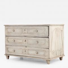 French Louis XV Commode Later Gray Paint 19th Century - 3196894