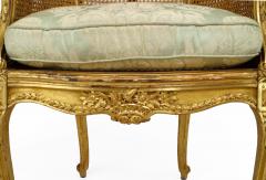 French Louis XV Gilt Berga Arm Chair - 1403142