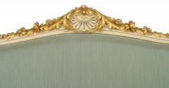 French Louis XV Green Upholstered Settee - 1418975