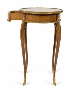 French Louis XV Kingwood Parquetry End Table - 4653490
