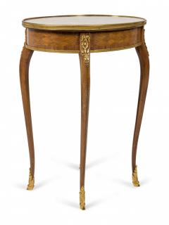 French Louis XV Kingwood Parquetry End Table - 4653491