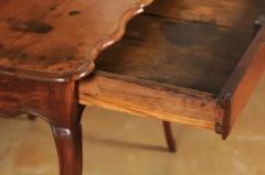 French Louis XV Late 18th Century Cherry Table with Drawer from the Rh ne Valley - 3426996