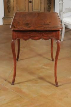 French Louis XV Late 18th Century Cherry Table with Drawer from the Rh ne Valley - 3427023