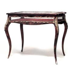 French Louis XV Mahogany Vitrine Table - 4646468