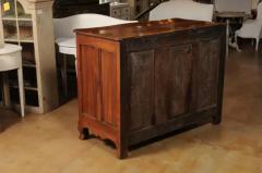French Louis XV Period 1730s Walnut Three Drawer Commode from Lyon with Foliage - 3433076