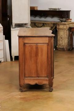 French Louis XV Period 1750s Walnut Buffet with Carved Doors and Apron - 3544460