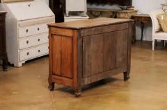 French Louis XV Period 1750s Walnut Buffet with Carved Doors and Apron - 3544494