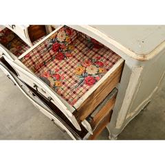 French Louis XV Period 18th Century Hand Carved Painted Commode - 4313580