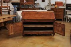 French Louis XV Period 18th Century Walnut Slant Front Secretary and Buffet - 3602215