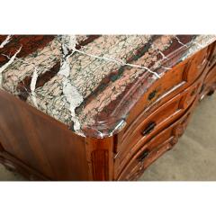 French Louis XV Period Commode with Original Hand Cut Marble Top - 4317038