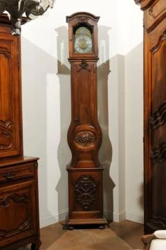 French Louis XV Period Walnut Longcase Clock from the Rh ne Valley circa 1760 - 3416962