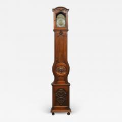 French Louis XV Period Walnut Longcase Clock from the Rh ne Valley circa 1760 - 3431943