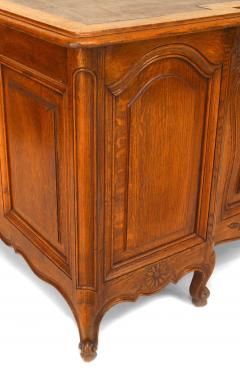 French Louis XV Provincial Oak Kneehole Desk - 1429244