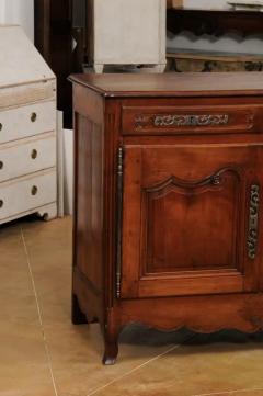 French Louis XV Style 1850s Walnut Buffet with Carved D cor Drawers and Doors - 3544515