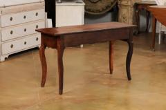 French Louis XV Style 19th Century Walnut Console Table with Three Drawers - 3538438