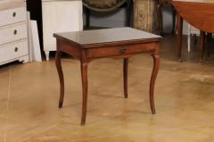 French Louis XV Style 19th Century Walnut Tric Trac Table with Mahogany Inlay - 3544476
