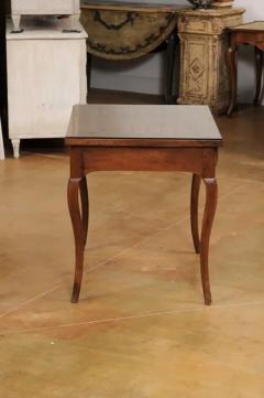 French Louis XV Style 19th Century Walnut Tric Trac Table with Mahogany Inlay - 3544556