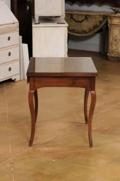 French Louis XV Style 19th Century Walnut Tric Trac Table with Mahogany Inlay - 3544578
