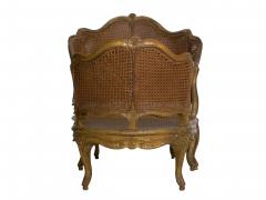 French Louis XV Style Antique Duchesse Bris e Arm Chair Lounge 19th Century - 1150047