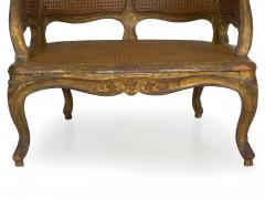 French Louis XV Style Antique Duchesse Bris e Arm Chair Lounge 19th Century - 1150052