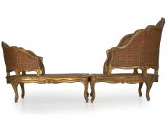 French Louis XV Style Antique Duchesse Bris e Arm Chair Lounge 19th Century - 1150053