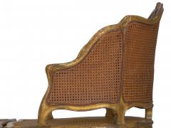 French Louis XV Style Antique Duchesse Bris e Arm Chair Lounge 19th Century - 1150056