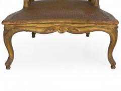 French Louis XV Style Antique Duchesse Bris e Arm Chair Lounge 19th Century - 1150057