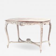 French Louis XV Style Bleached Center Table - 1428276