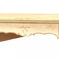 French Louis XV Style Bleached Dressing Table - 4650018