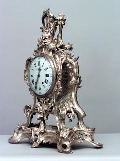 French Louis XV Style Bronze Cupid Clock - 4322346
