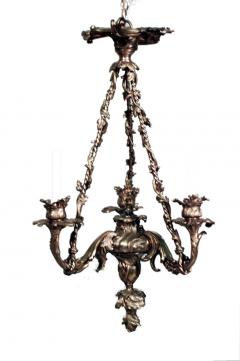 French Louis XV Style Bronze Dore Chandelier - 4170456