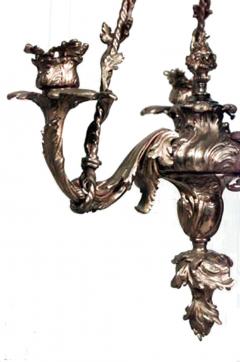 French Louis XV Style Bronze Dore Chandelier - 4170457