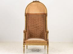 French Louis XV Style Carved Balloon Porters Chair 19th Century - 3392307