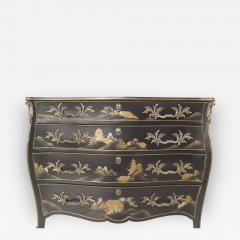 French Louis XV Style Chinoiserie Decorated Commode - 740406