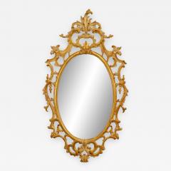 French Louis XV Style Gilt Filigree Wall Mirror - 1403287