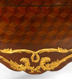 French Louis XV Style Inlaid Parquetry Commode - 741201