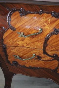 French Louis XV Style Inlay Wood Chest of Drawers - 2491545
