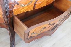 French Louis XV Style Inlay Wood Chest of Drawers - 2491550