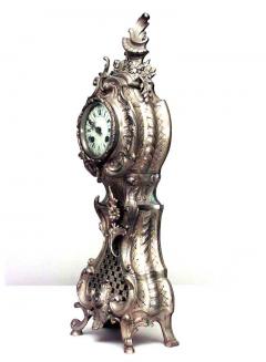 French Louis XV Style Mini Grandfather Clock - 4658507