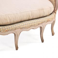 French Louis XV Style Painted Six Leg Settee Late 19th C - 4636445