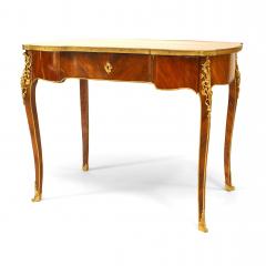 French Louis XV Style Parquetry Table Desk - 4692968