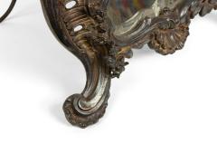 French Louis XV Style Silver Plate Dressing Table Vanity Mirror - 4659170