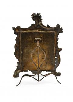 French Louis XV Style Silver Plate Dressing Table Vanity Mirror - 4659176
