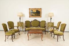 French Louis XV Style Square Walnut Coffee Table - 4661678