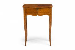 French Louis XV Tulipwood Cabriole Leg Side Table - 4170724