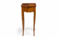French Louis XV Tulipwood Cabriole Leg Side Table - 4170725