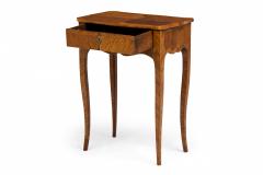 French Louis XV Tulipwood Cabriole Leg Side Table - 4170728