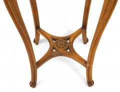 French Louis XV Walnut Round End Table - 1437978