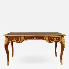 French Louis XV style gilt bronze mounted kingwood writing desk - 1443813