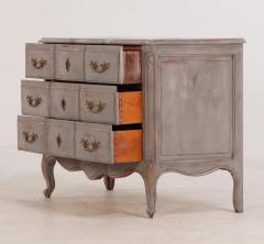 French Louis XV style painted three drawer commode C 1945 - 3712093